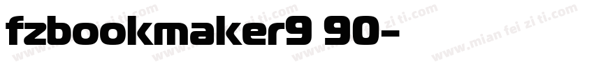 fzbookmaker9 90字体转换